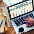 man laptop calender