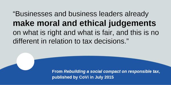 Really interesting discussion at @CBItweets #bizdebate - good to see emerging consensus on #responsibletax https://t.co/bA8gdkVITU